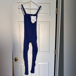 Zara NWT Ribbed Lotto Unitard Jumpsuit